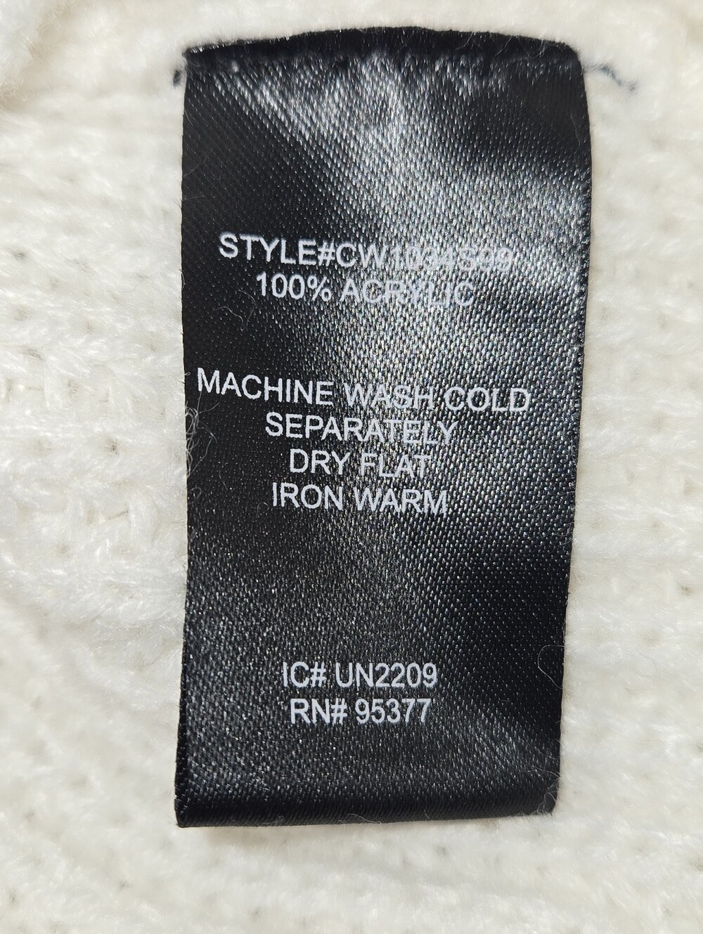 Sanctuary 2-in-1 Mixed Media Sweater Top-Sm #89 - Picture 5 of 6